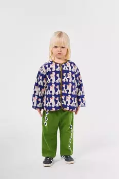 Детская двусторонняя куртка Bobo Choses Fairy Dog, зеленый