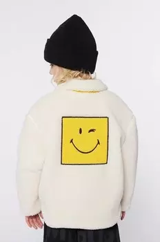 Детская двусторонняя куртка Marc Jacobs, бежевый