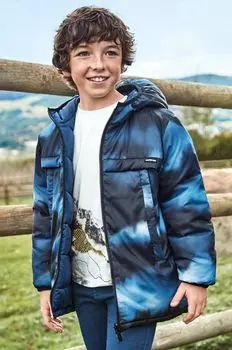Детская двусторонняя куртка Mayoral, синий
