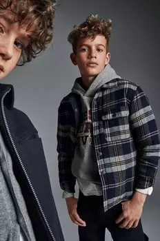 Детская двусторонняя куртка Mayoral, темно-синий