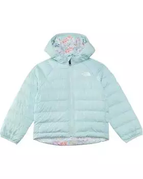 Детская двусторонняя куртка с капюшоном Perrito цвета приглушенной сосны The North Face, цвет muted pine