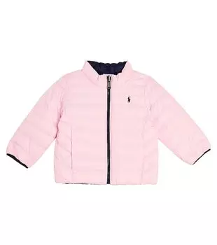 Детская двусторонняя стеганая куртка Polo Ralph Lauren Kids, мультиколор