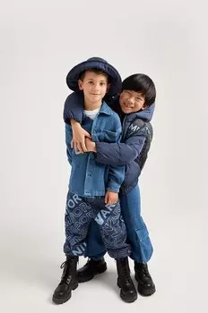 Детская джинсовая куртка Emporio Armani, синий