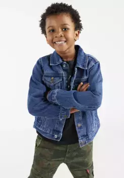Детская джинсовая куртка Levi's "TRUCKER JACKET", для МАЛЬЧИКОВ Levi'S Kids, синий