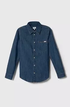 Детская джинсовая рубашка Pepe Jeans, синий