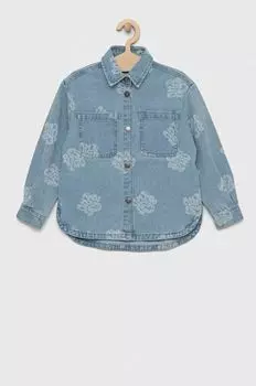 Детская джинсовая рубашка United Colors of Benetton, синий