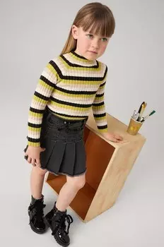 Детская джинсовая юбка Mayoral, серый