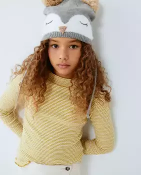 Детская фантазийная футболка в полоску Kids El Corte Ingls, желтый