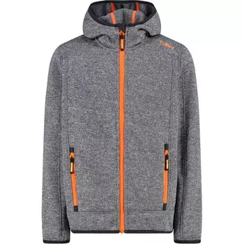 Детская флисовая куртка-худи CMP, серый