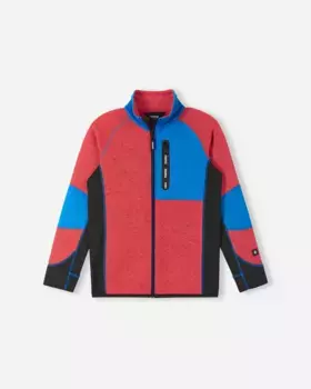 Детская флисовая куртка Liukuen Reima, цвет Tomato Red