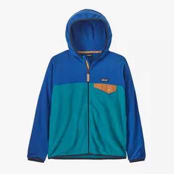 Детская флисовая куртка Micro D Snap-T Patagonia, цвет Belay Blue