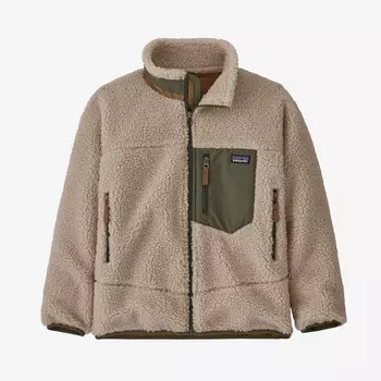 Детская флисовая куртка Retro-X Patagonia, цвет Natural w/Coriander Brown