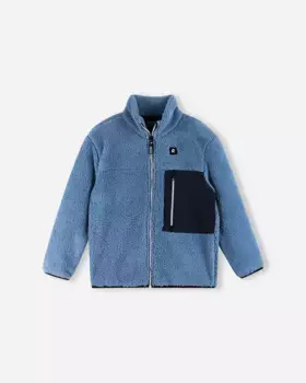 Детская флисовая куртка с ворсом Turilas Reima, цвет Blue Ocean