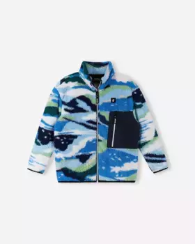 Детская флисовая куртка с ворсом Turilas Reima, цвет Cool Blue