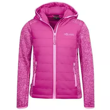 Детская флисовая куртка Skabu дышащая ягода TROLLKIDS, цвет rosa