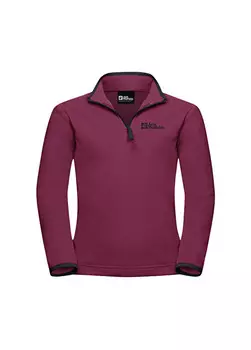 Детская флисовая куртка Taunus на полумолнии для активного отдыха на молнии Jack Wolfskin, розовый