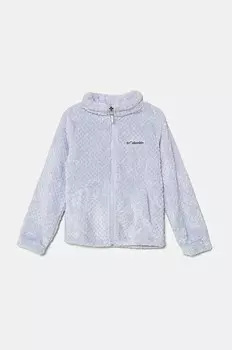 Детская флисовая толстовка Columbia Fire Side, фиолетовый