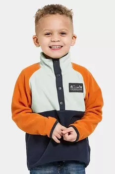 Детская флисовая толстовка MONTE KIDS HALF BU Didriksons, темно-синий