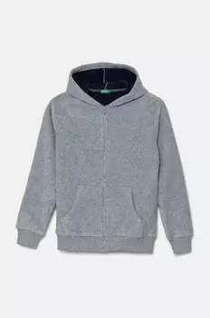 Детская флисовая толстовка United Colors of Benetton, серый