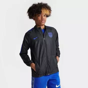 Детская футбольная куртка Nike U.S. Repel Academy AWF, черный