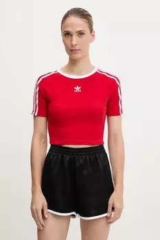 Детская футболка 3-Stripes Adidas Originals, красный