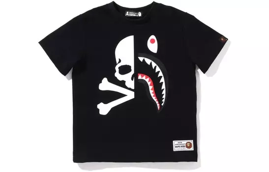 Детская футболка A Bathing Ape, черный