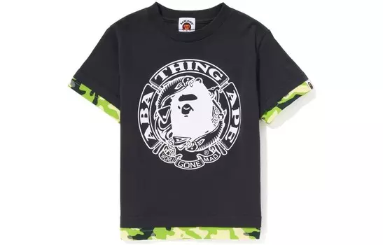 Детская футболка A Bathing Ape, черный