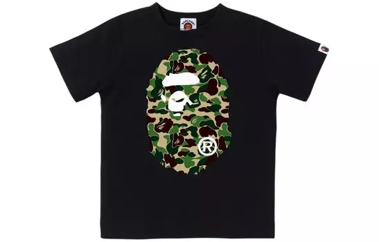 Детская футболка A Bathing Ape, черный/синий