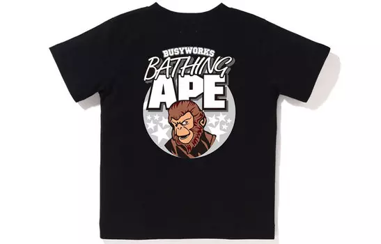Детская футболка A Bathing Ape, фиолетовый
