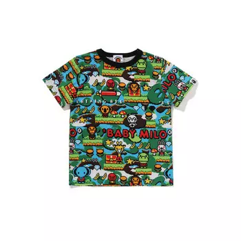 Детская футболка A Bathing Ape, мультиколор