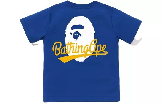 Детская футболка A Bathing Ape, оранжевый