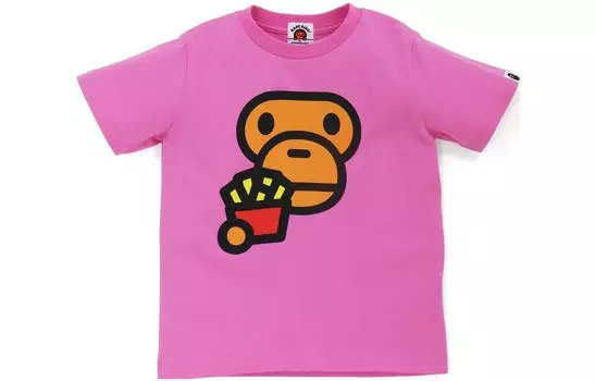 Детская футболка A Bathing Ape, розовый
