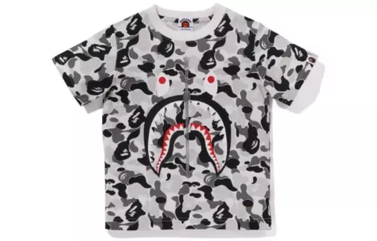 Детская футболка A Bathing Ape, серый