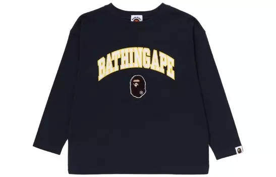 Детская футболка A Bathing Ape, темно-синий