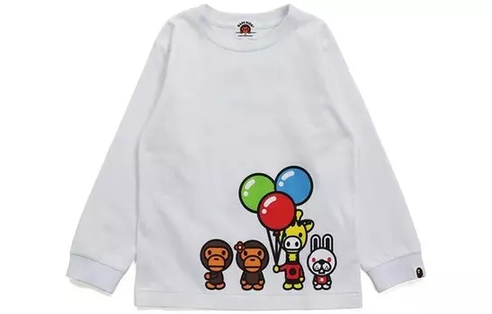 Детская футболка A Bathing Ape, зеленый