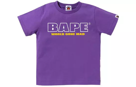 Детская футболка A Bathing Ape, зеленый