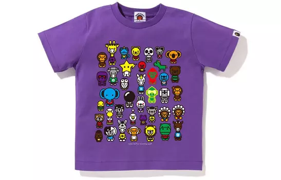 Детская футболка A Bathing Ape, желтый