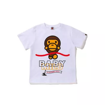 Детская футболка A Bathing Ape, желтый