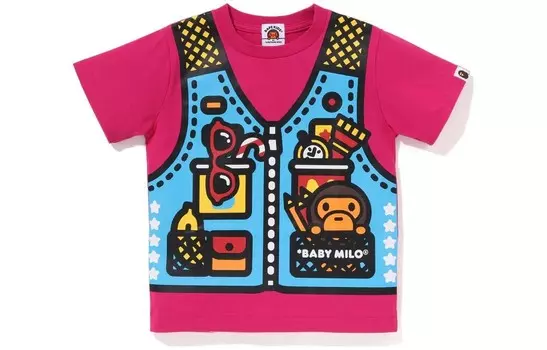 Детская футболка A Bathing Ape, желтый