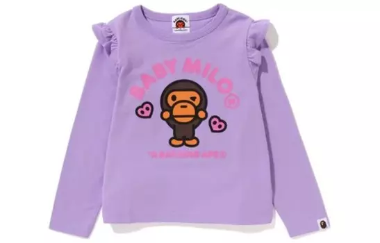 Детская футболка A Bathing Ape, желтый