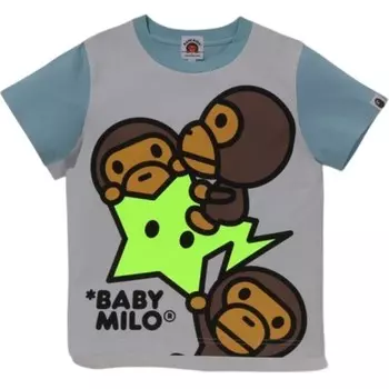 Детская футболка A Bathing Ape, желтый