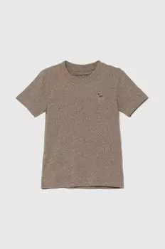 Детская футболка Abercrombie & Fitch, бежевый