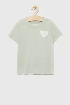 Детская футболка Abercrombie & Fitch, зеленый