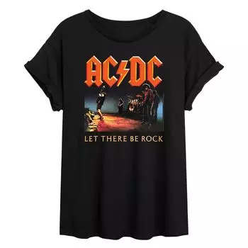 Детская футболка AC/DC с струящимся рисунком "Let There Be Rock" Licensed Character