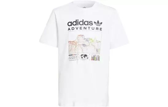Детская футболка Adidas Originals, белый