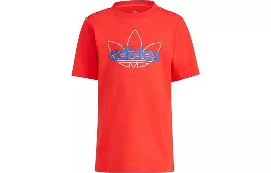 Детская футболка Adidas Originals, красный