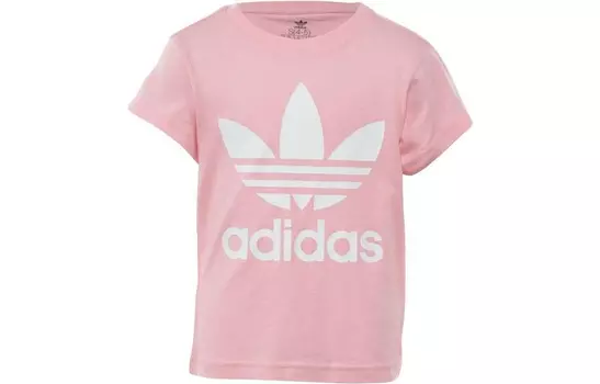 Детская футболка Adidas Originals, розовый