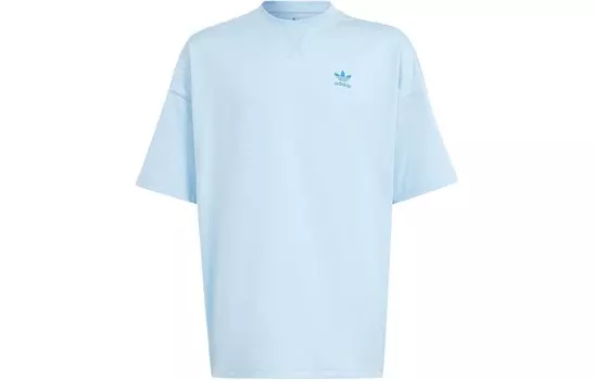 Детская футболка Adidas Originals, розовый/голубой