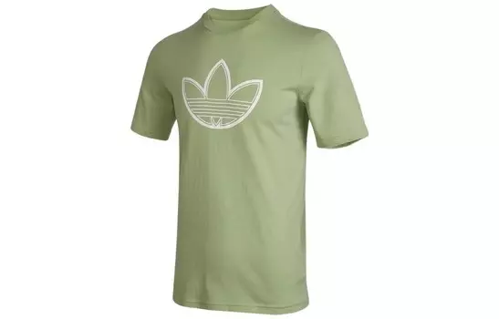 Детская футболка Adidas Originals, зеленый