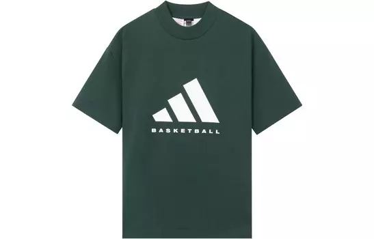 Детская футболка Adidas, зеленый
